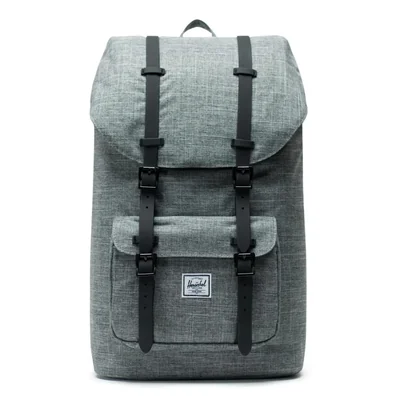 MOCHILA HERSCHEL LITTLE AMERICA RAVEN CROSSHATCH GRIS