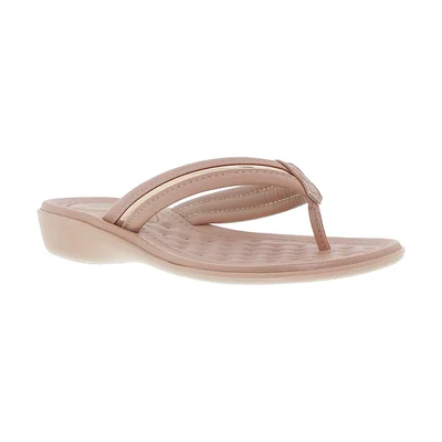 Sandalia Pata de Gallo Beige Beira Rio para Mujer