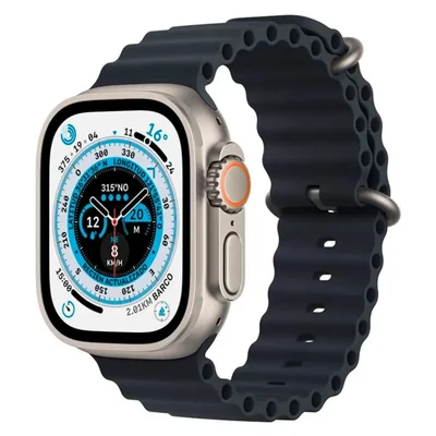 Apple Watch Series Ultra 49Mm Titanio Plata/Azul Reacondicionado