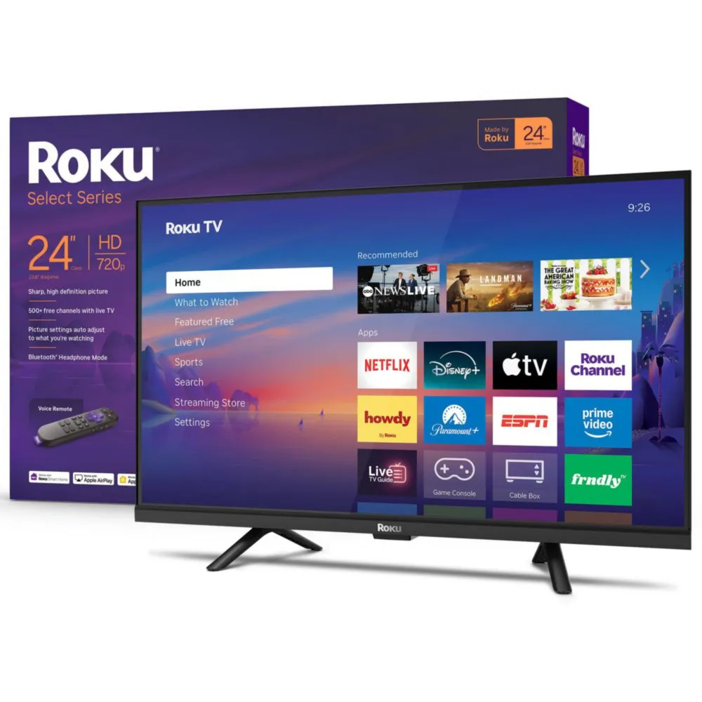 TV Roku Select Series 24" 720p HD Smart Bluetooth