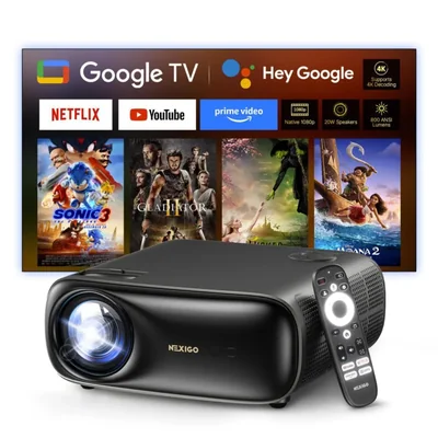 Proyector de video NexiGo PJ40 Pro 1080p 800 lúmenes ANSI