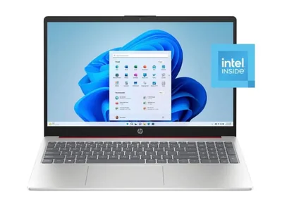Laptop HP de 15.6 pulgadas HD Pentium N200 1.8GHz Intel UHD Graphics 4GB RAM 128 SSD Windows 11 con Microsoft 365 por 1 año (Rojo Escarlata)