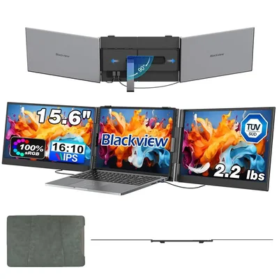 Blackview DCM8 Monitor portátil IPS FHD de 156" con doble pantalla