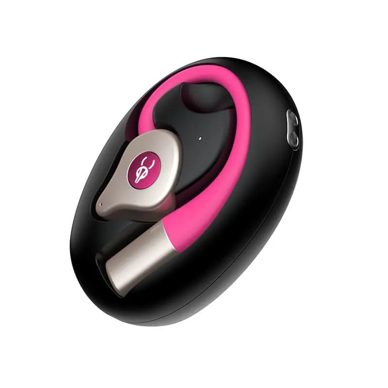 Auriculares ICESOMNUS Q12 Bluetooth 5.4 Inalámbricos Rojo