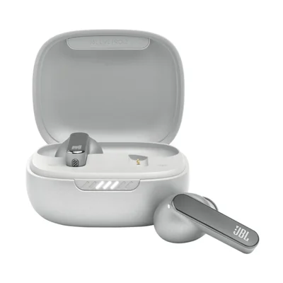 Auriculares JBL Live Pro 2 True Adaptive con cancelación de ruido plateados