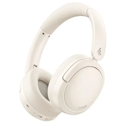 Audífonos Bluetooth Edifier V80 con ANC 45 h de reproducción color marfil