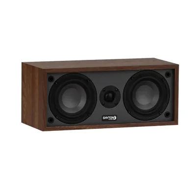 Altavoz central Dayton Audio Classic C40 con acabado veteado en madera