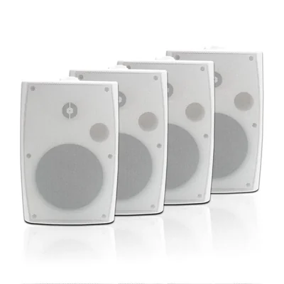 Parlantes para exterior STUDIOFINIX de 6.5" 800 W impermeables blancos