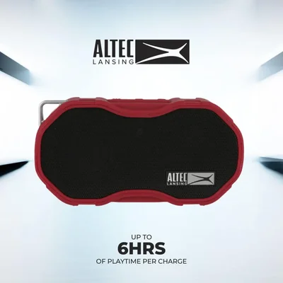 Bocina Bluetooth Altec Lansing Baby Boom XL impermeable rojo