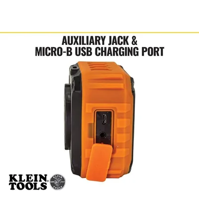 Bocina Bluetooth Klein Tools AEPJS1 inalámbrico IPX5