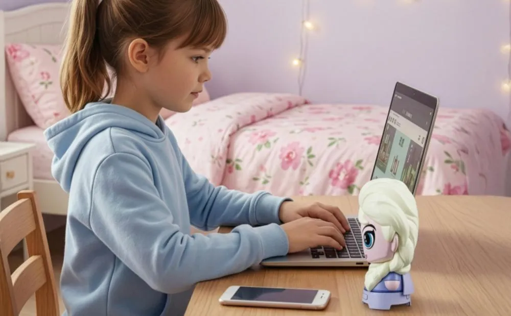 Bocina Bluetooth eKids Elsa Frozen Inalámbrica Recargable