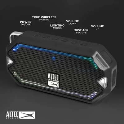 Bocina Bluetooth inalámbrico Altec Lansing HydraMini Black