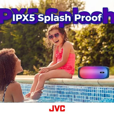 Bocina inalámbrico JVC SPPA7BTA iluminado de 30 W con TWS Bluetooth 5.0