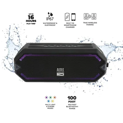 Bocina Bluetooth inalámbrico Altec Lansing HydraJolt Waterproof