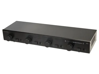 Selector de parlantes Monoprice de 4 canales con control de volumen de 100 W