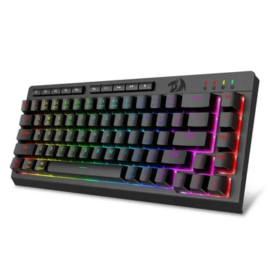 Teclado inalámbrico Redragon K519RGB-PRO con retroiluminación RGB formato 60%