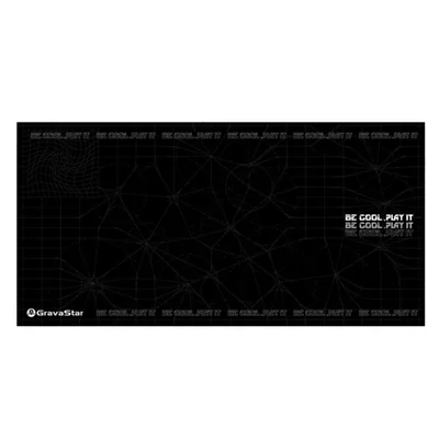 Mouse pad gamer GravaStar grande 80 x 40 cm antideslizante