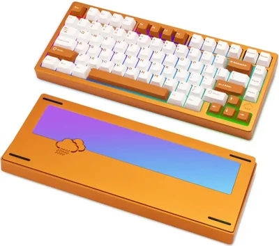 Teclado mecánico KEEBMONKEY WOBKEY con cable Bluetooth y 2.4 GHz