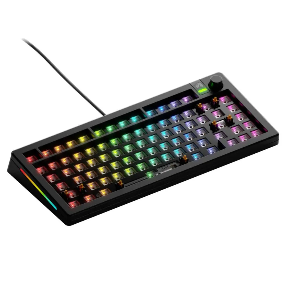 Teclado mecánico modular GLORIOUS GMMK 3 75% negro
