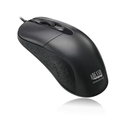 Ratón ADESSO iMouse W4 impermeable cableado óptico 1000 DPI USB
