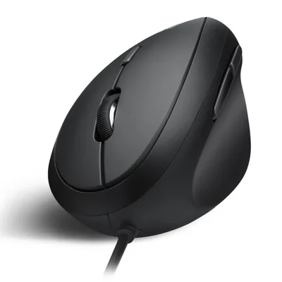 Mouse ergonómico vertical con cable Perixx PERIMICE-519 de 105 cm