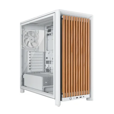 Caja PC Corsair FRAME 4000D WOOD RS White/Oak