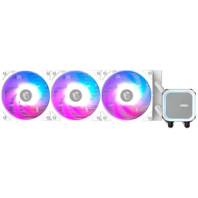 Enfriamiento liquido msi mag coreliquid a13 360 white argb pwm 3800rpm lga 1851
