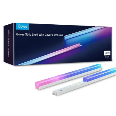 Cinta LED Govee 100 cm RGBIC con Extensión y Cubierta