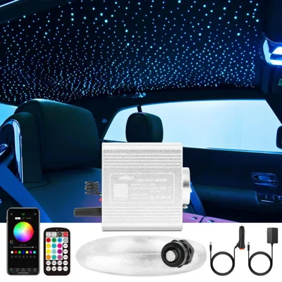Techo Interior para Auto CHINLY con 570 luces de fibra óptica de 3 m