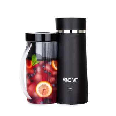 Preparador de té helado Homecraft con jarra de doble aislamiento de 2 cuartos