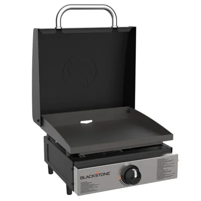 Plancha BLACKSTONE 1814 de Acero Inoxidable Portátil de 17"