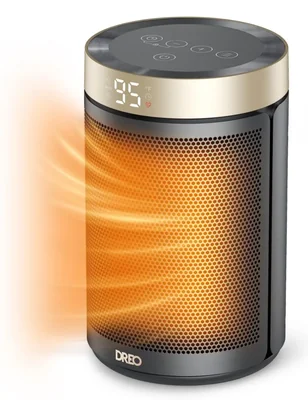 Calentador portátil eléctrico Dreo con termostato de 1500 W