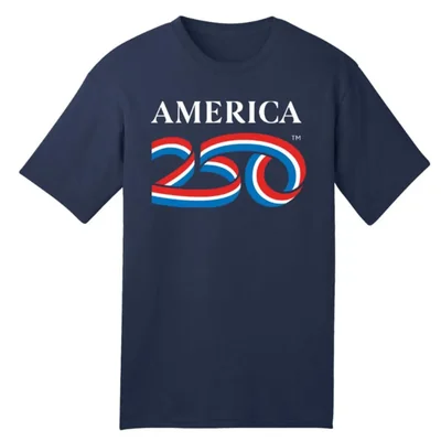 Remera AMERICA 250 Aniversario Algodón Navy