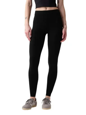 Leggings Básicos GAP Pantalón Negro Intenso para Mujer Talla XL