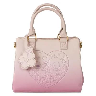 Bolso de mano Loungefly Disney Stitch bandolera de cuero vegano