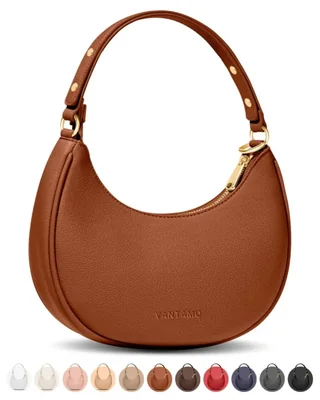 Bolso Vantamo Crescent de Cuero PU con Protección RFID