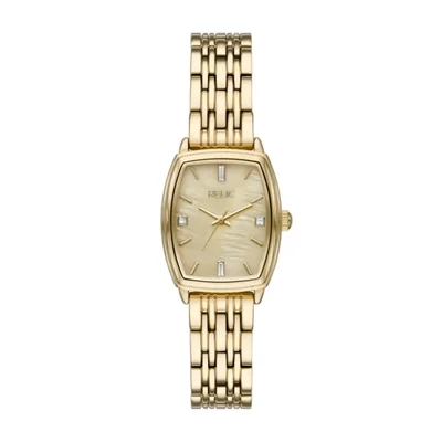 Reloj RELIC para mujer de 26 mm con pulsera de metal dorado