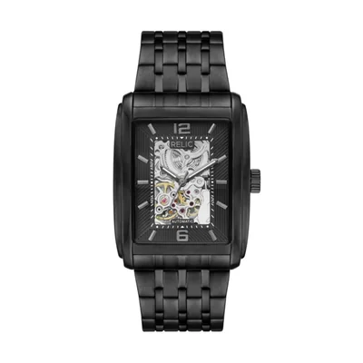 Reloj RELIC Allen 36 mm Negro de Acero Inoxidable Automático