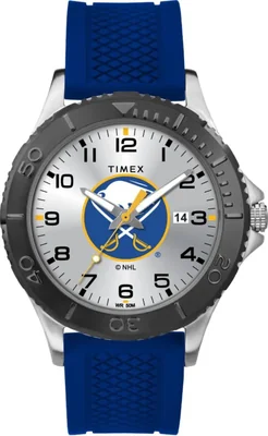 Reloj Timex NHL Gamer 42 mm con correa de silicona azul