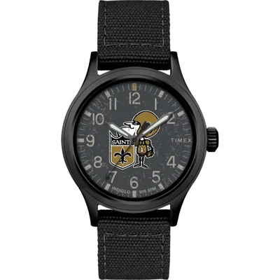 Reloj Timex NFL Scout 40 mm para Hombre con Correa de Tela Negra