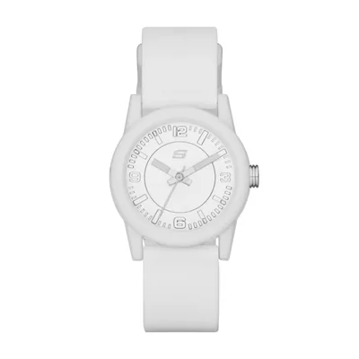 Reloj Skechers Rosencrans SR6029 de silicona blanco para mujer