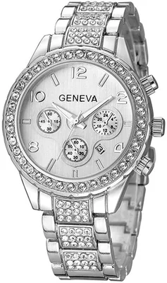 Calendario unisex de lujo Watch Gosasa con cristal y cuarzo