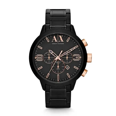 Reloj Armani Exchange AX1350 Chronograph para hombre acero negro