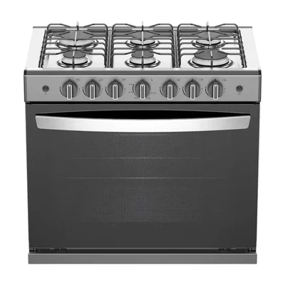 Estufa de Gas Empotre Acros ABR4120G de 80 cm Color Tittanio