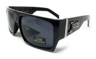 Gafas de Sol LOCS 91010 negras de parte plana 15 cm