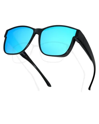 Gafas de sol Meeloog Polarizadas para usar sobre gafas estilo cuadrado grande