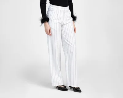 Pantalón Tipo Lino Raya Dipolomática Sahara para Mujer