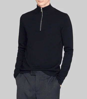 Suéter cuello alto sólido Hombre