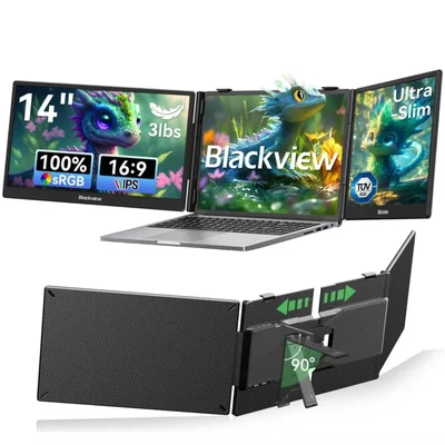 Extensor de pantalla para laptop Blackview portátil de 14" FHD IPS