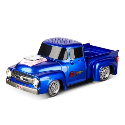 Parlante Bluetooth QFX BT-1956 Camioneta Azul 1956